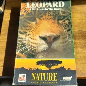 Leopard VHS Video - Black and Orange